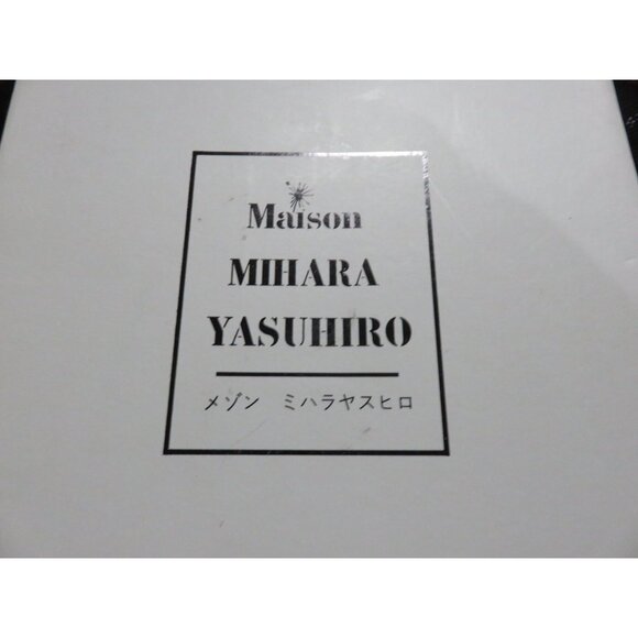 Maison Mihara Yasuhiro Hank low Black and White lace up platform sneakers 42 43 - Picture 14 of 15